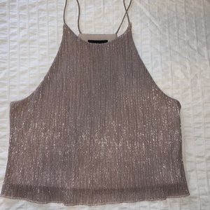 Topshop Sparkly Tank Top
